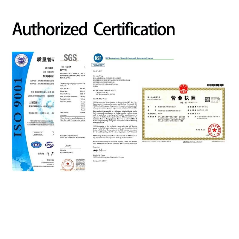 Промышленные смазочные материалы, многофункциональная пищевая смазка NSF H1 глушитель