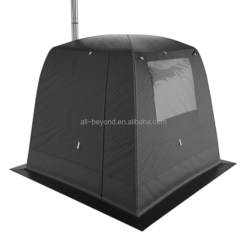 Outdoor Camping Square Stove Jack Cube Insulated Sauna Winter Ice