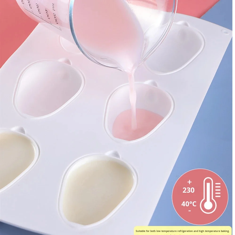 Handmade Soap Gypsum Mold 6-Hole Big for Rabbit Silicone Cake Mold for Baking Mousse Cheese Pudding Jelly Bowl Cake Tools factory