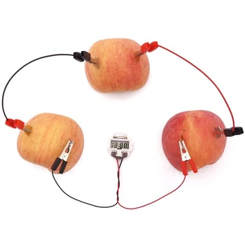 Kit Scientifico Batteria Di Frutta ULTECHNOVO - Esperimento Fai-Da-Te Con Patate E Arance Per Bambini, Giocattolo Educativo