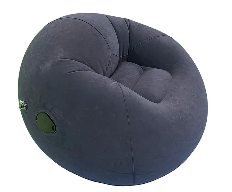 Small Inflatable Tube Chair One Button Self-Inflating Inflatable Chair - Perfect for Camping