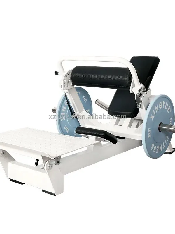 Hip Thrust Machine Plate-loaded Glute Bridge Machine With Plate Holder ...