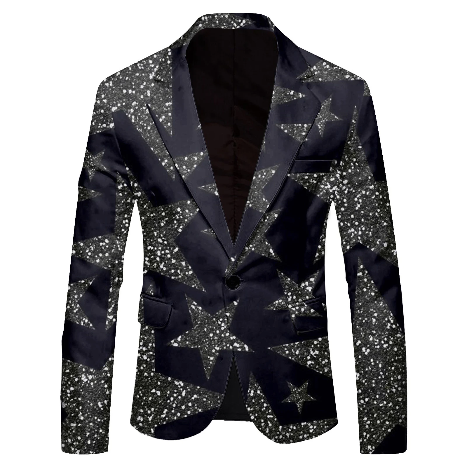 New Fashion Single Breasted Novelty Printing Design Party Prom Blazer for Men Designer Mens Suit Jacket_voghion.com