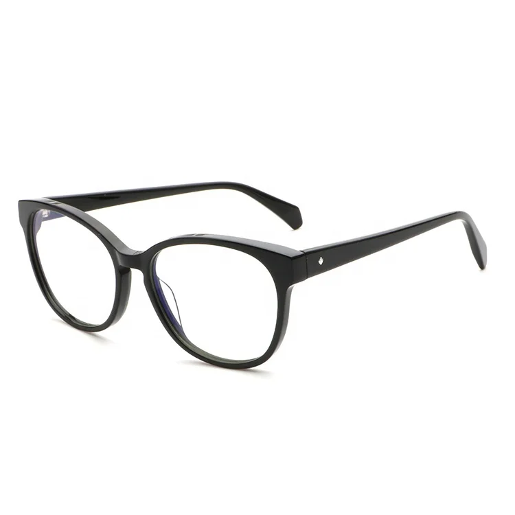 Shenzhen Factory Wholesale Quality Acetate Eyeglass Frames  Fashion Optical Eyewear Custom Logo