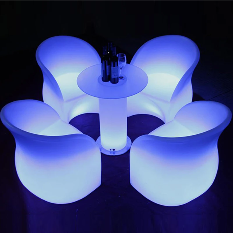 Modern Design Led Glowing Light Furniture Series Led Bar Table Buy