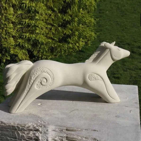 Cattle Statue Stone Abstract Granite Animal Cow Handicraft Garden Sculpture