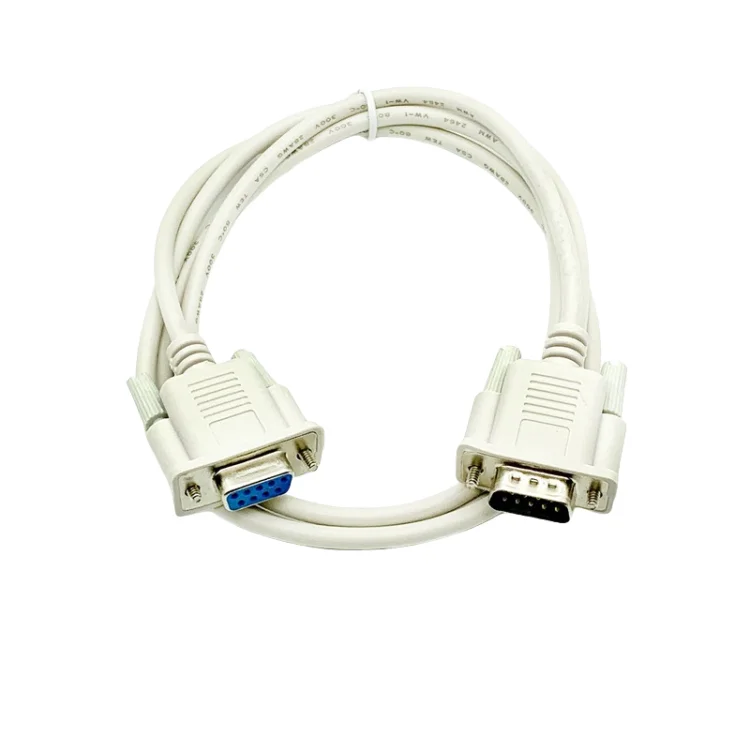 Coaxial RS232 Cable with DB9F Female to Female Connector Pure Copper Conductor PVC Jacket for Projector and DVD Player