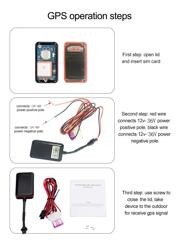 Tk110 Gt02 2g Gps Tracking Devices Gsm Mini Tracker Motorcycle Relay