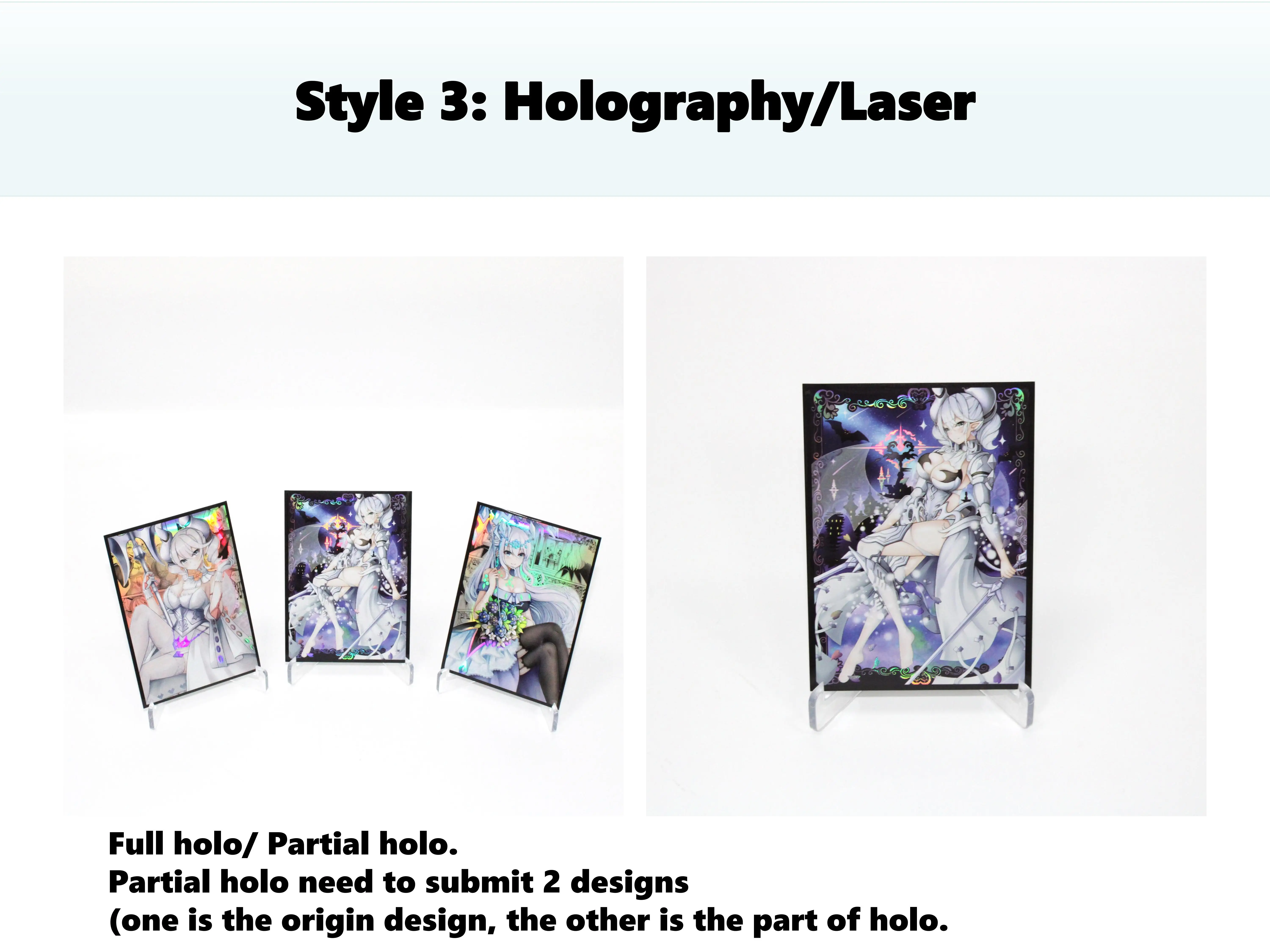 Anime Art Print Card Sleeves Yugioh Mtg Tcg Custom Printed Cards