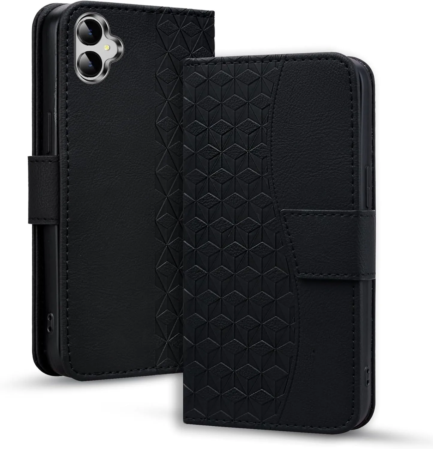 Laudtec PU Leather Wallet for Samsung Galaxy A16 Shockproof Wallet Cell Phone Shell with Stand Function