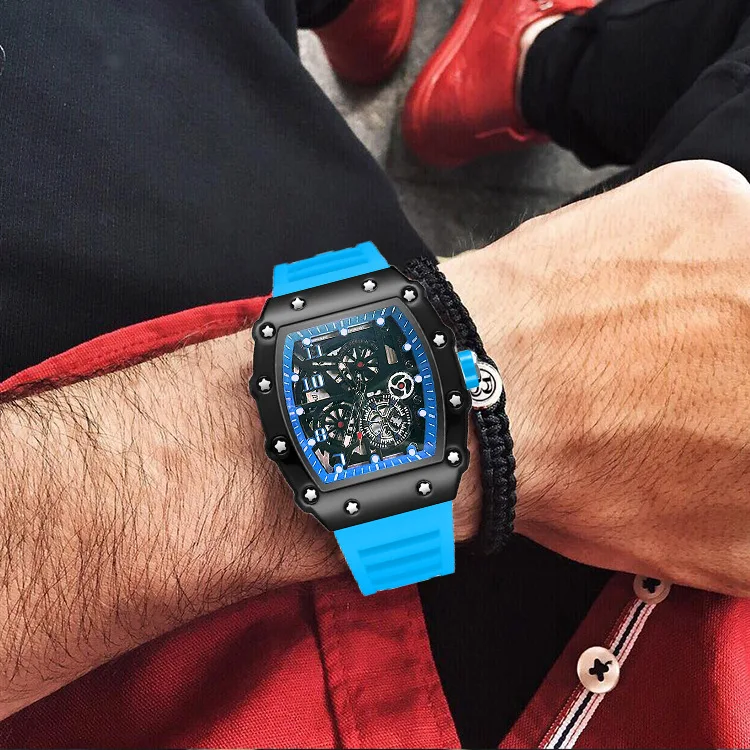 Luxury Men's Waterproof Quartz Watch - High Quality
