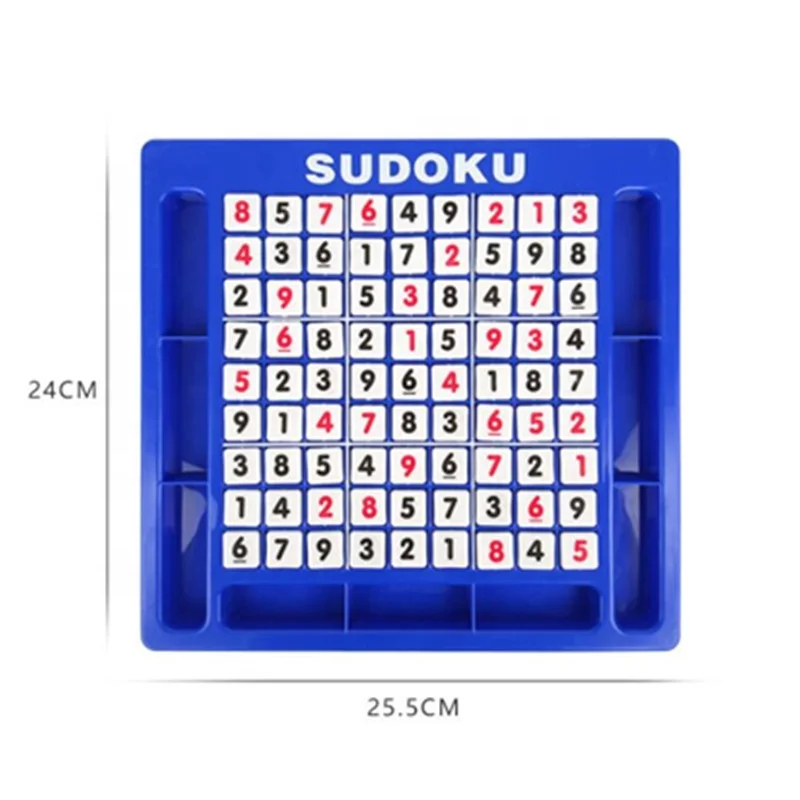 Sudoku Number Games Plastic Board and Chess for Kids Sudoku Game Set