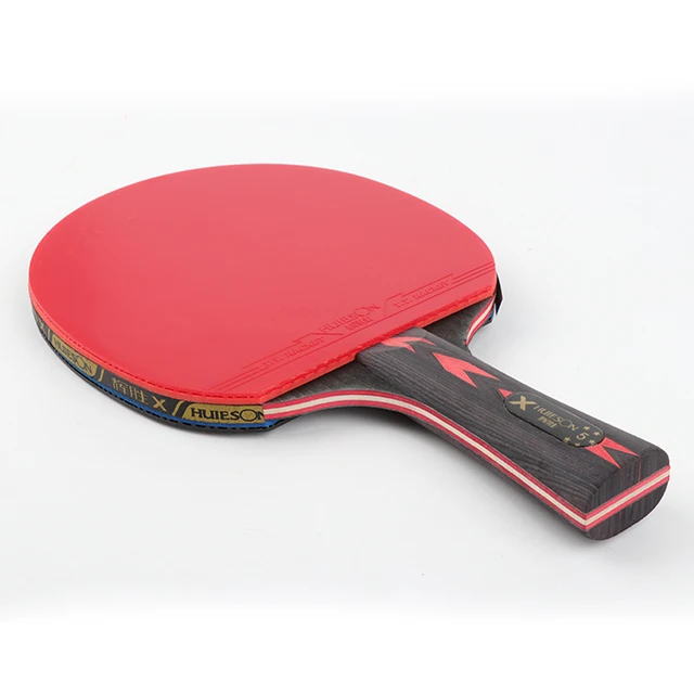 HUIESON OEM With Logo Custom Professional Blade 5 Star TABLE TENNIS Ste Paddle Table Tennis Racket