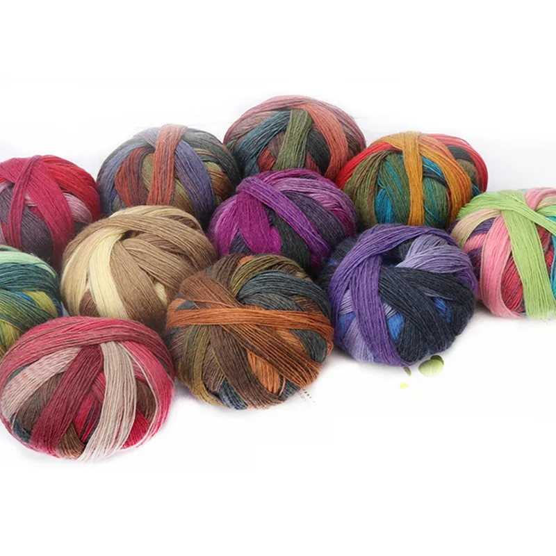 Hand spun dyed wool yarn for crocheting, knitting, weaving, fiber