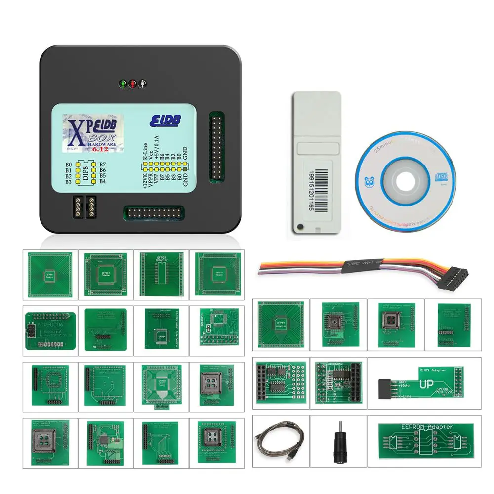 Hot 2024 XPROG V6.26 Metal Box Auto ECU Programmer Tool Programming Adapter Language English