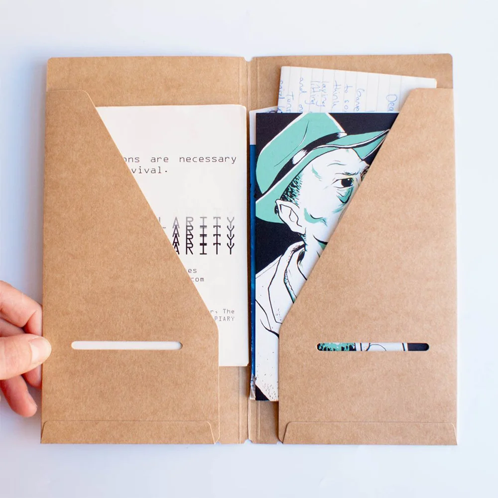 Customized Corporate Folders Multifunctional File Storage Art Paper Material Handmade Folder