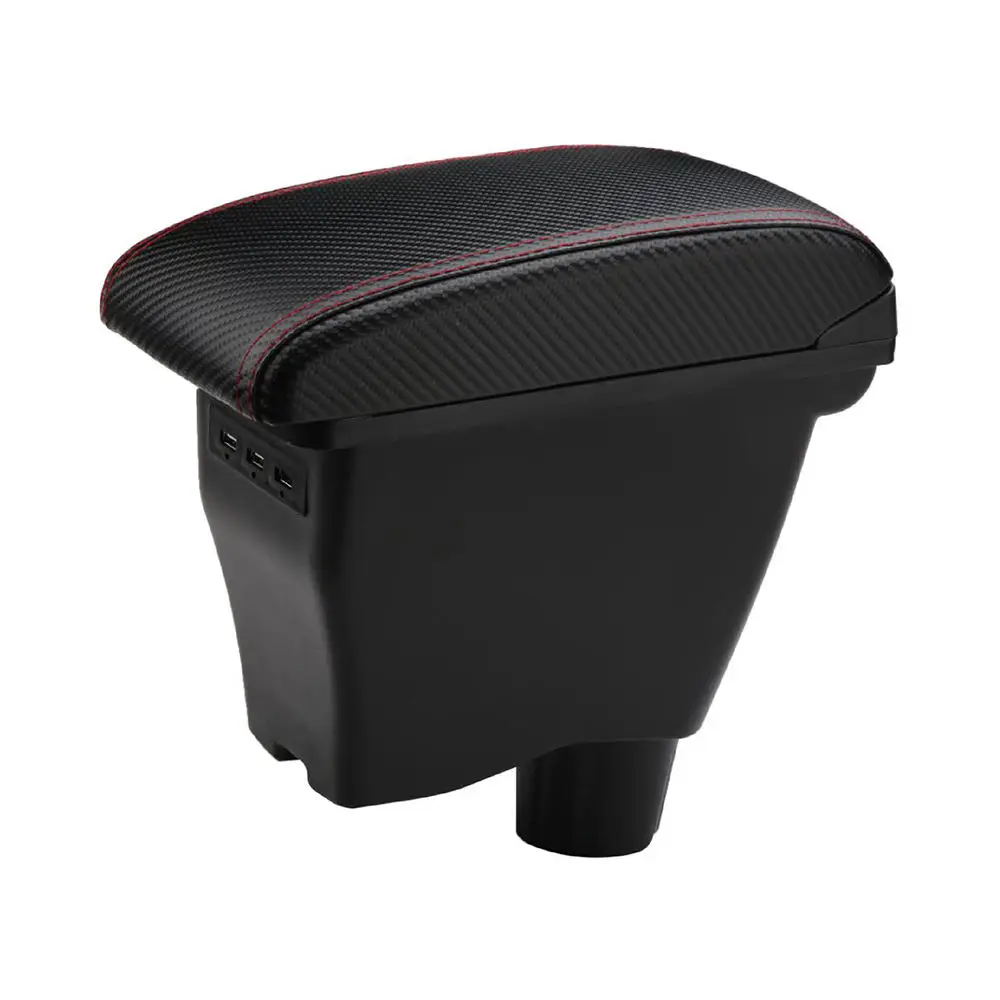 product shengying car universal central storage armrest box central storage box cup holder accessories-3