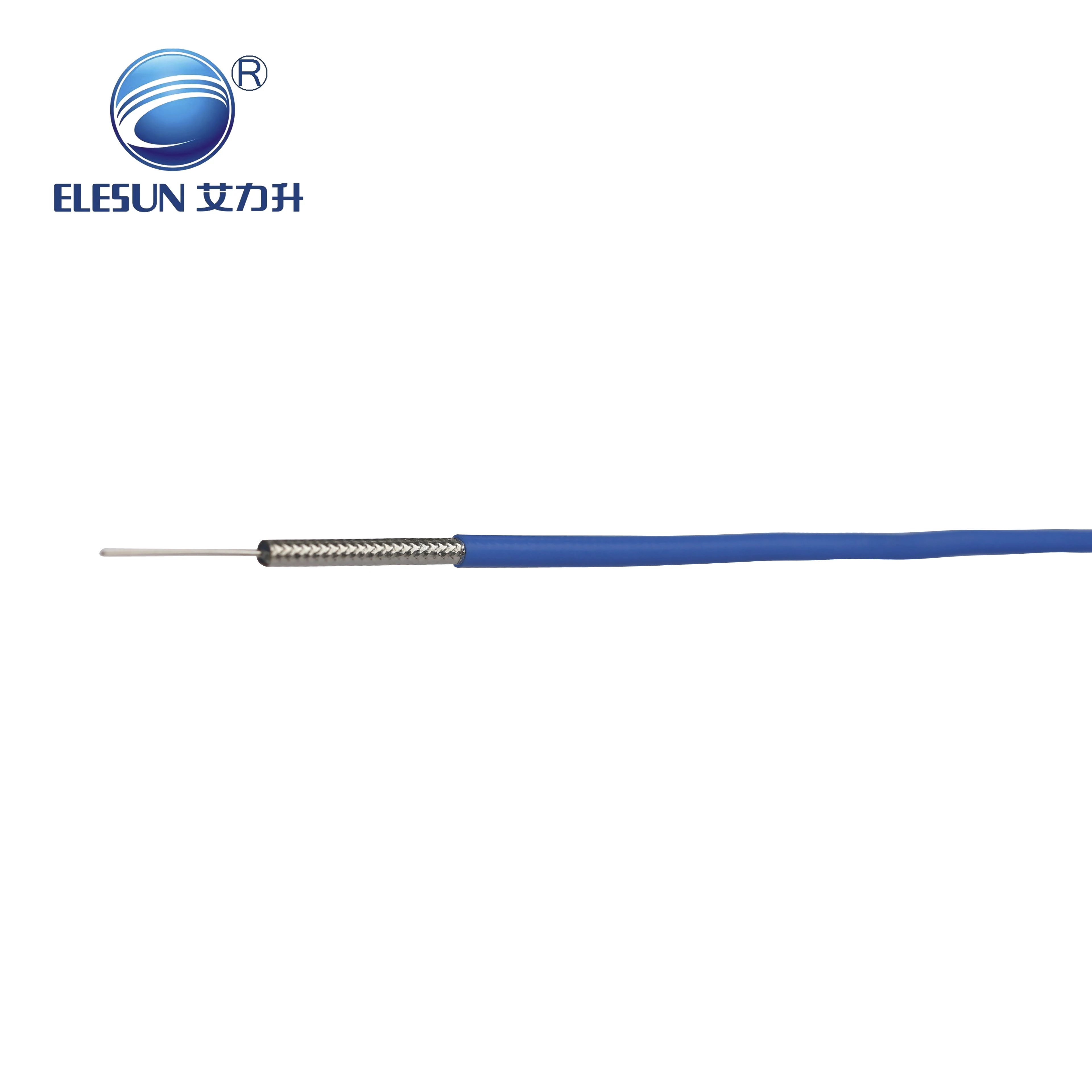 Semi flexible RG402 SF250 cable FEP jacket with N connector for cable assembly