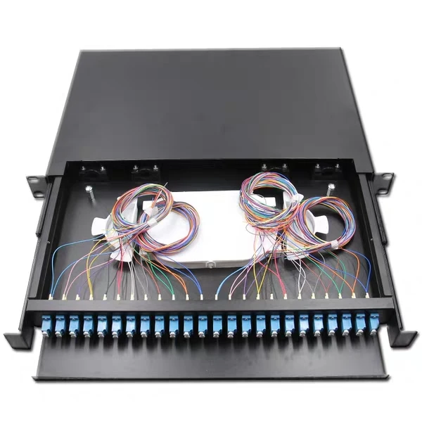 24 Ports Fiber Optic Wall Mount Enclosure Box Distribution Box SC LC Port Optical Fiber Termination Box