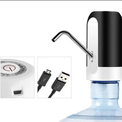 DB Electric Automatic 5 Gallon USB Switch Pump Water Dispenser Universal Hot Water Bottle Automatic Drinking Bottle Switch Pump