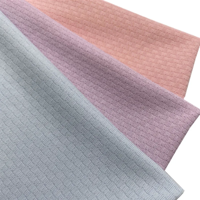 Soft And Cool Hand Feeling Polyester Spandex Fiber Stretch Moisture And