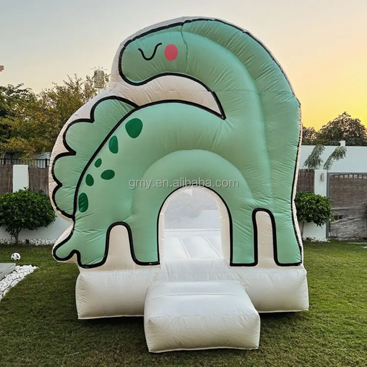 Dino bouncy castle jumper dinosaur pvc inflatable bounce house for kids toddler