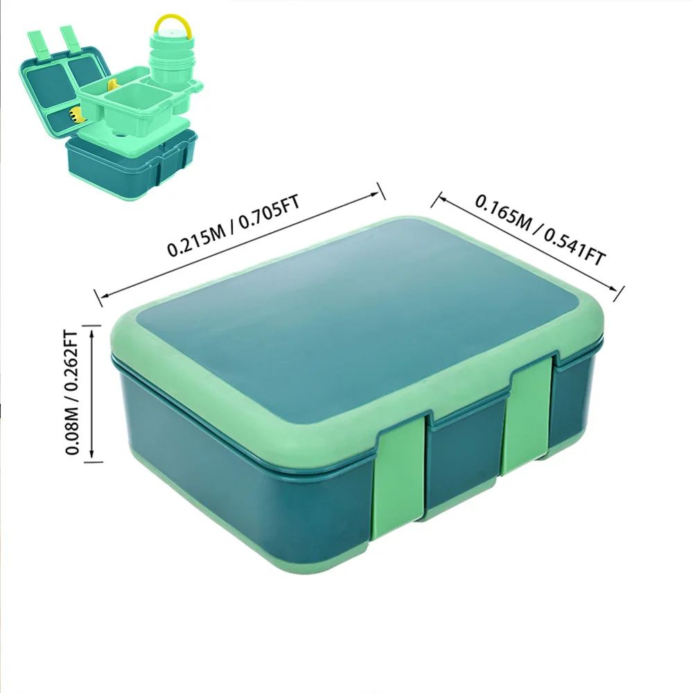 New BPA Free Kids Plastic Compartment Microwavable Reusable Ice Pack for Bento Style Lunch Food Box Container