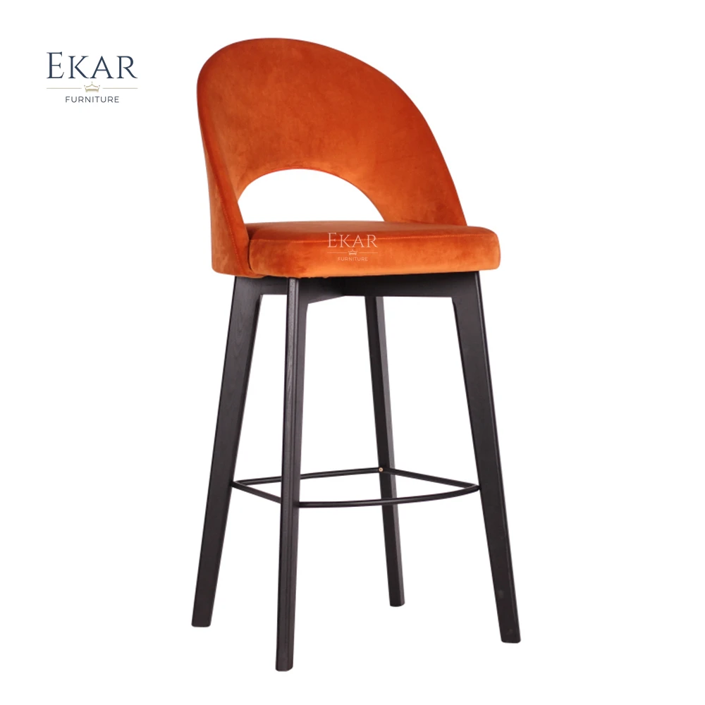 Sales Wholesales Modern Style Home Bar Restaurant Furniture Fabric Bar Chair