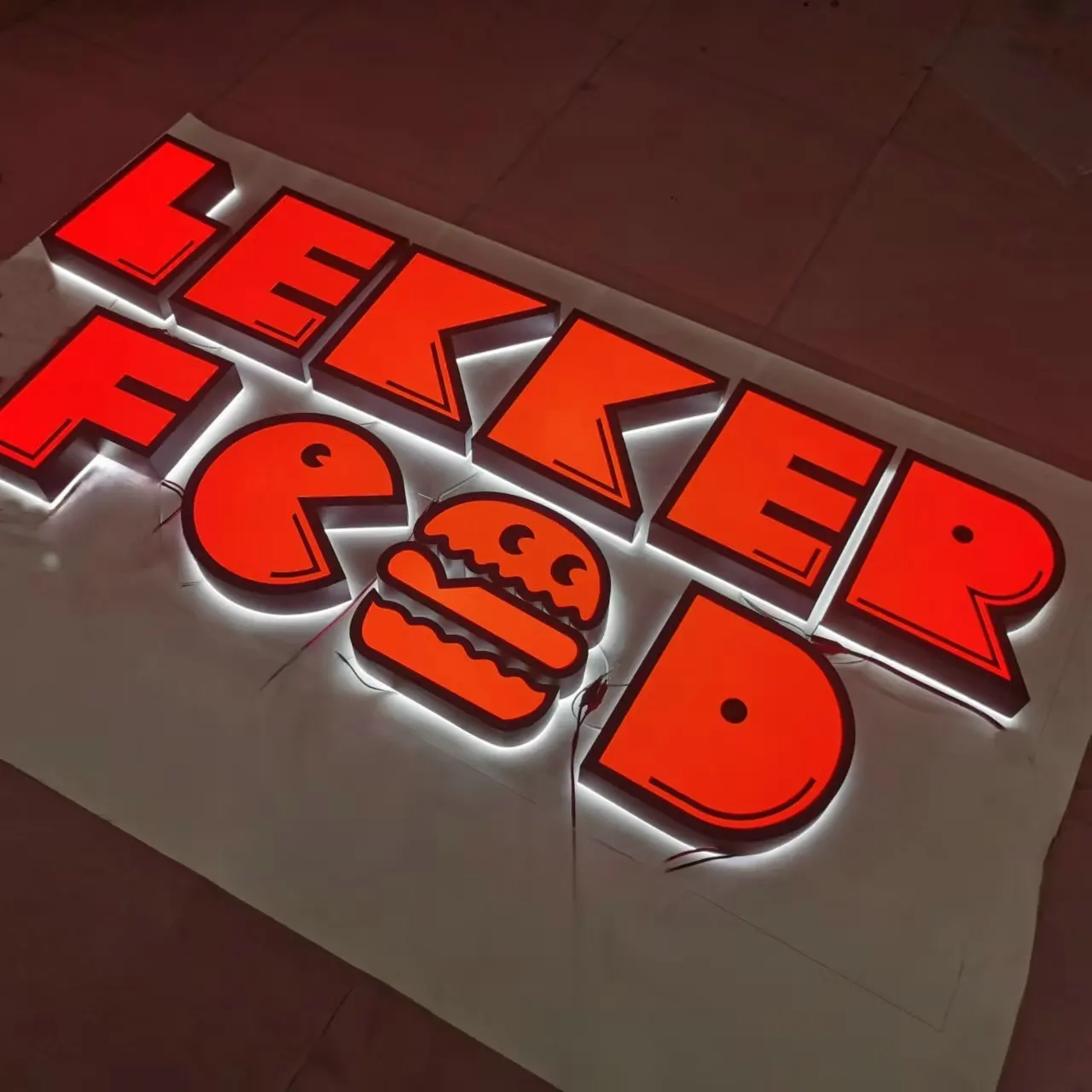 Custom Acrylic Channel Letters Mobile Phone Store Advertising 3D Business Signage Logo Backlit LED DC Powered Electronic Signs