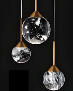 ECOJAS Villa Hotel Lobby Living Room Customized Chandelier Cloud Crystal Pendent Light