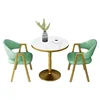 Sedie in Marmo Bianco+Verde Chiaro