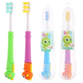 Cartoon Children's Soft Kids Toothbrush Dinosaur Dinosaur Toothbrush 