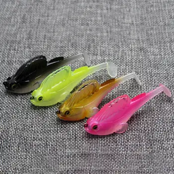14g Soft Lure Frog Lure Fishing Pike Bass Deep Running Paddle Tail Lead Jig 7cm Swimbait Made PVC Metal Perch Snapper Marlin – Soft Lure – view 5