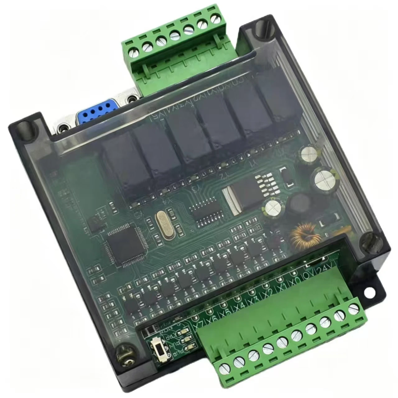 Industrial control board programmable controller touch RS232 analog input 485 FX1N-14MT