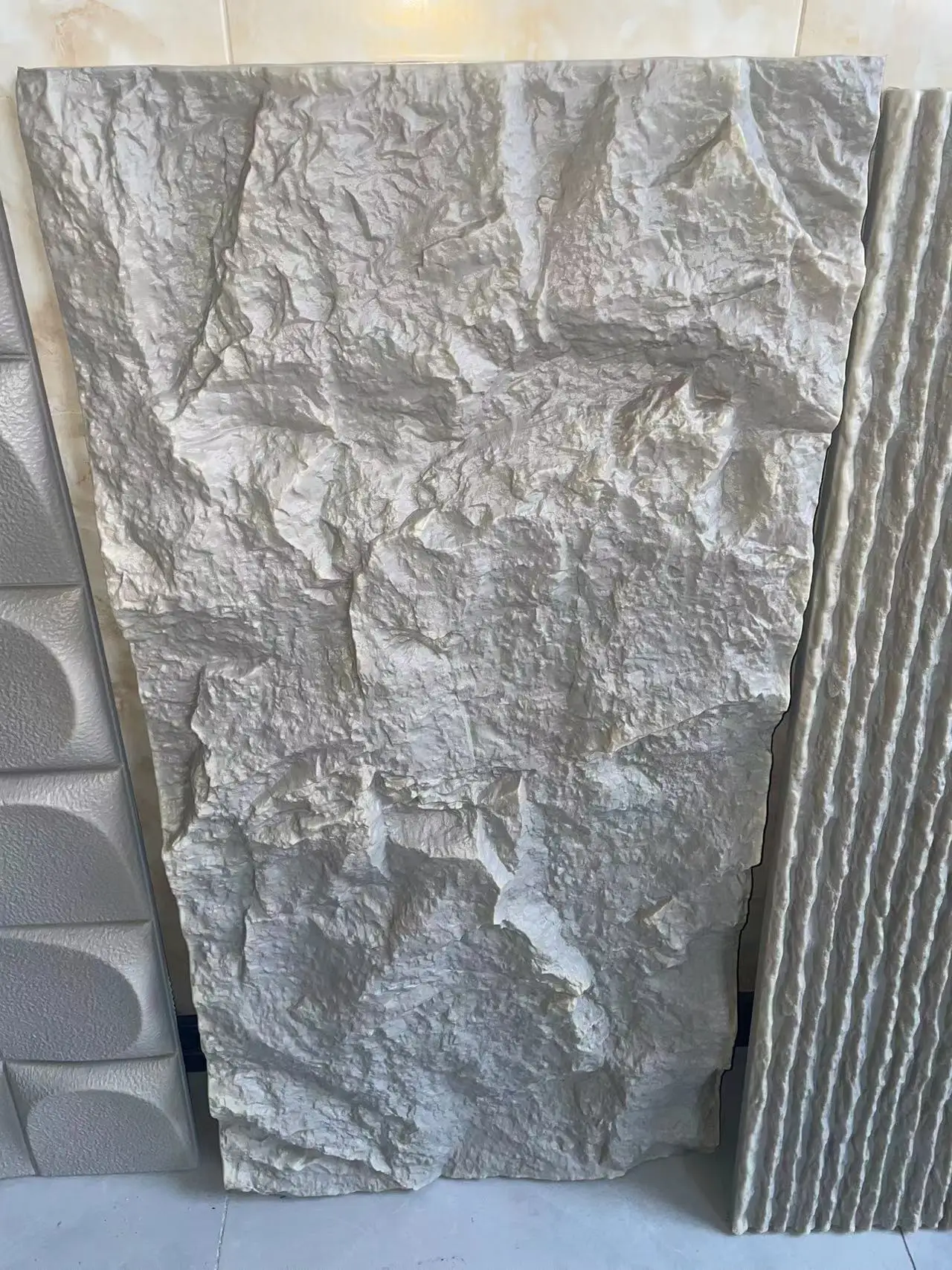 Factory Price Wall Cladding Pu Culture Stone 3d Mushroom Stone Pu Faux Stone Wall Panel for Decoration