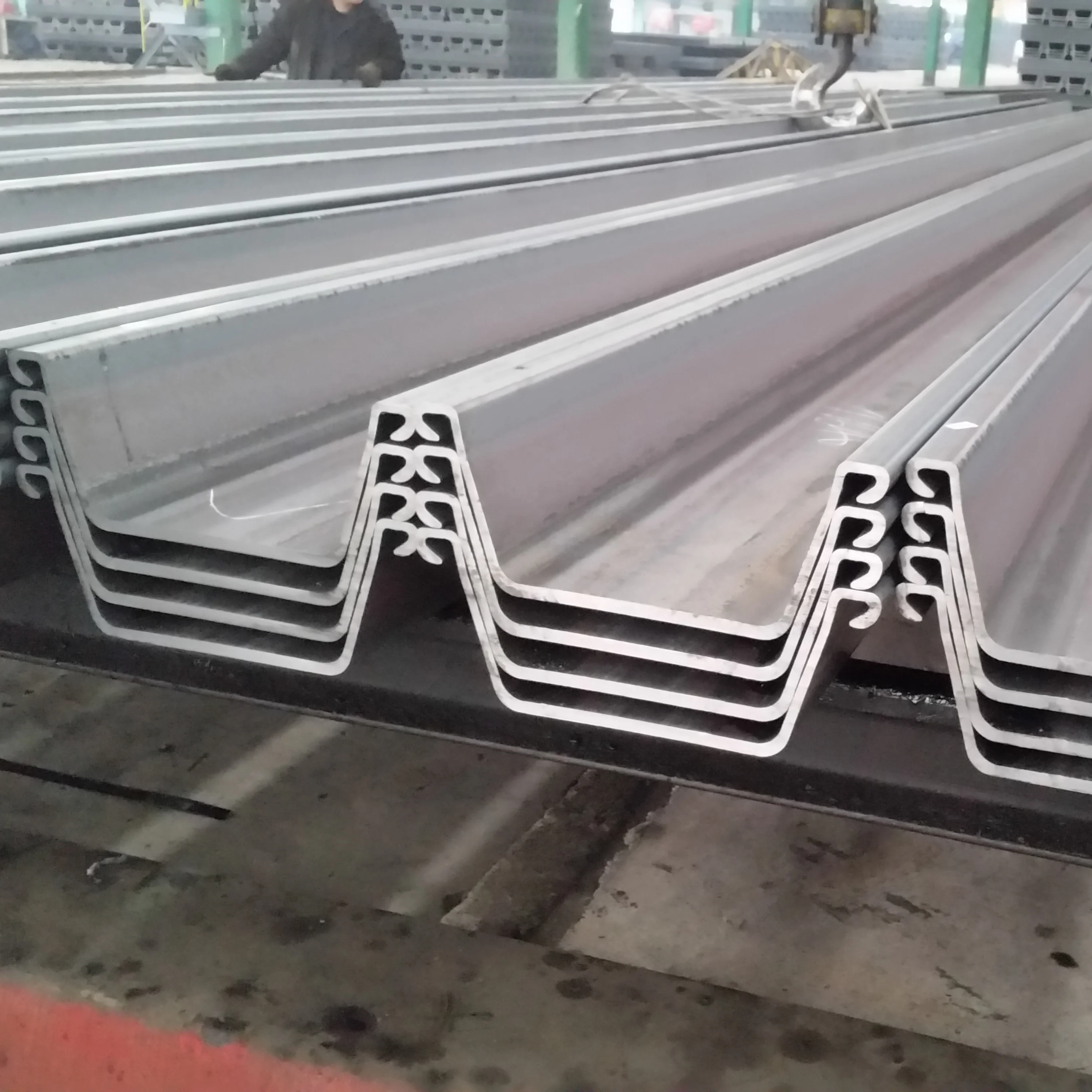 Low Price Used Sheet Pile Type 2 Chinese Manufacturer Used Steel Sheet