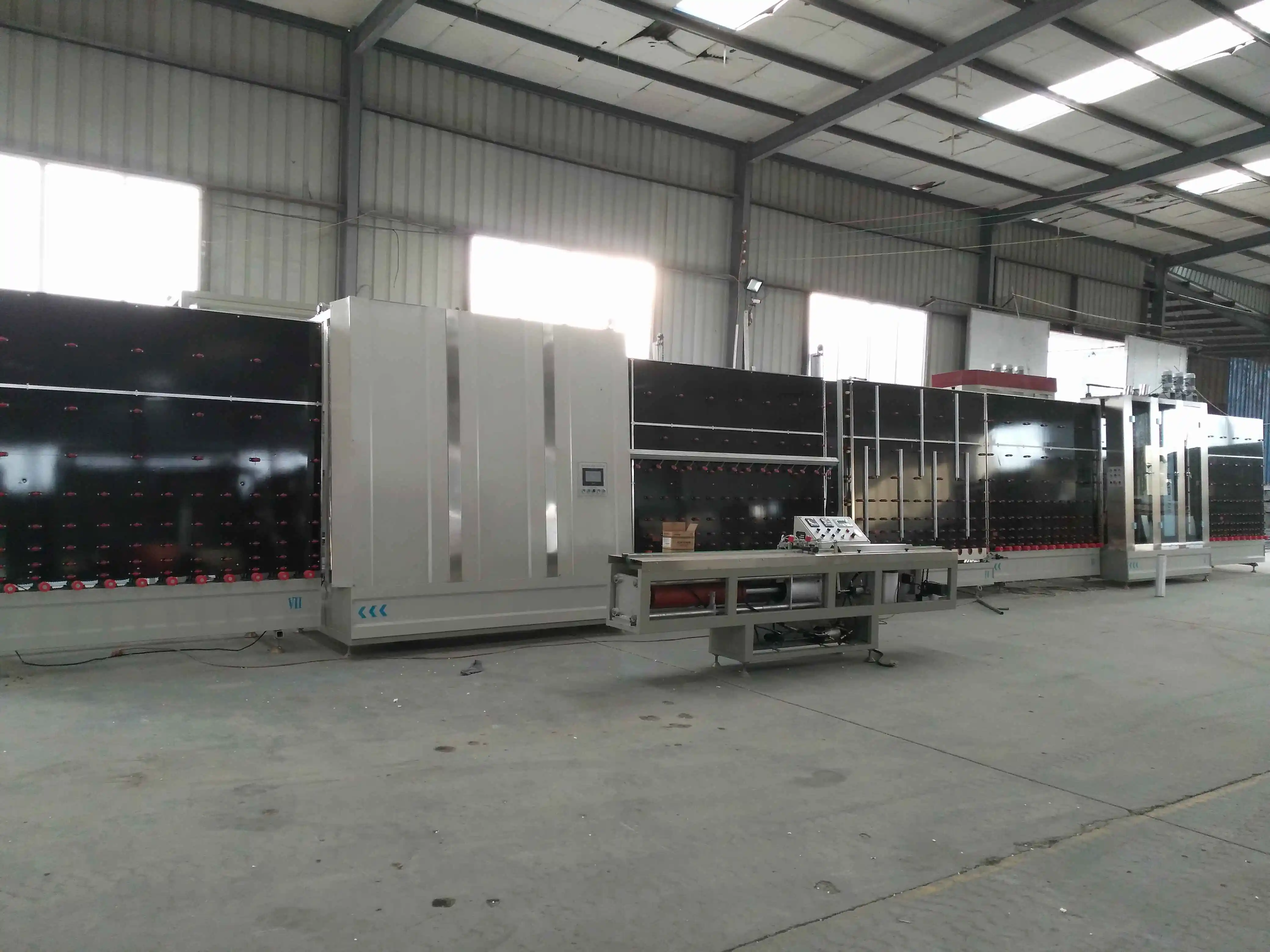 Automatic Double Glazing Insulating Glass Production Line with Servo Control Plate Pressure and Argon-gas Filling Function