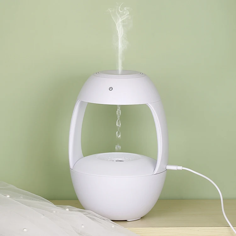 Anti Gravity Water Drop Aroma Diffuser Single Arm New Design Anti-gravity Air Humidifier Yoga Diffuser