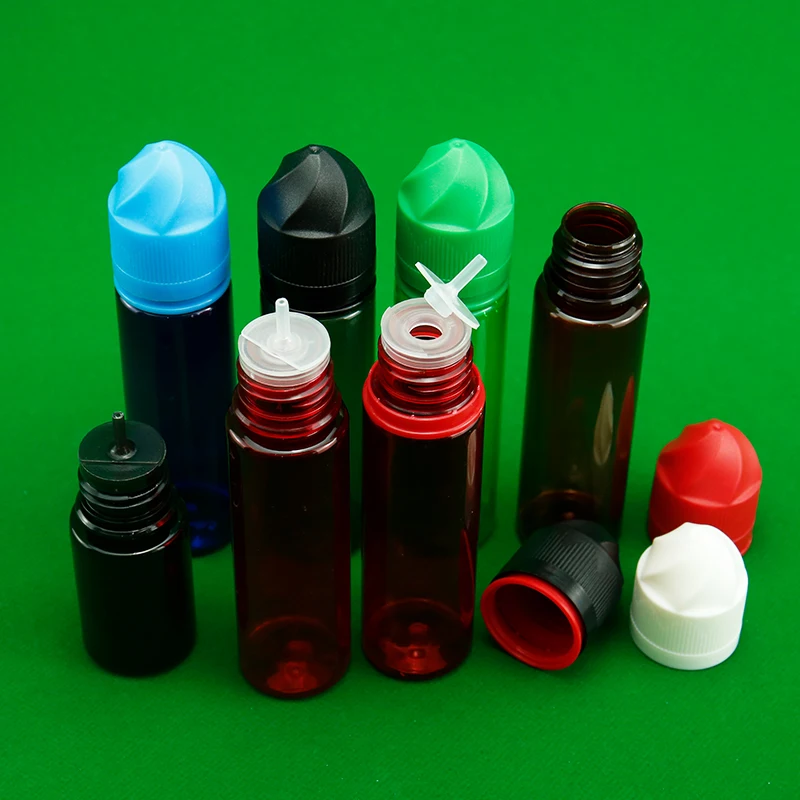 Wholesale plastic squeeze eye dropper liquid juice bottle 30ml 40ml 50ml 60ml 70ml 75ml