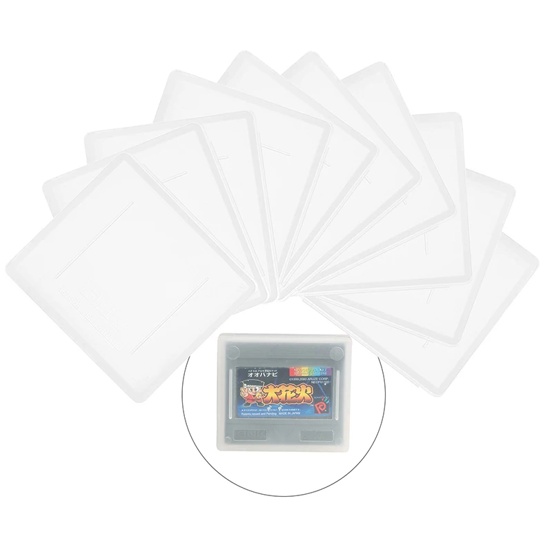 NGPC Plastic Clear Game Card Cartridge Storage Box Portable Carry