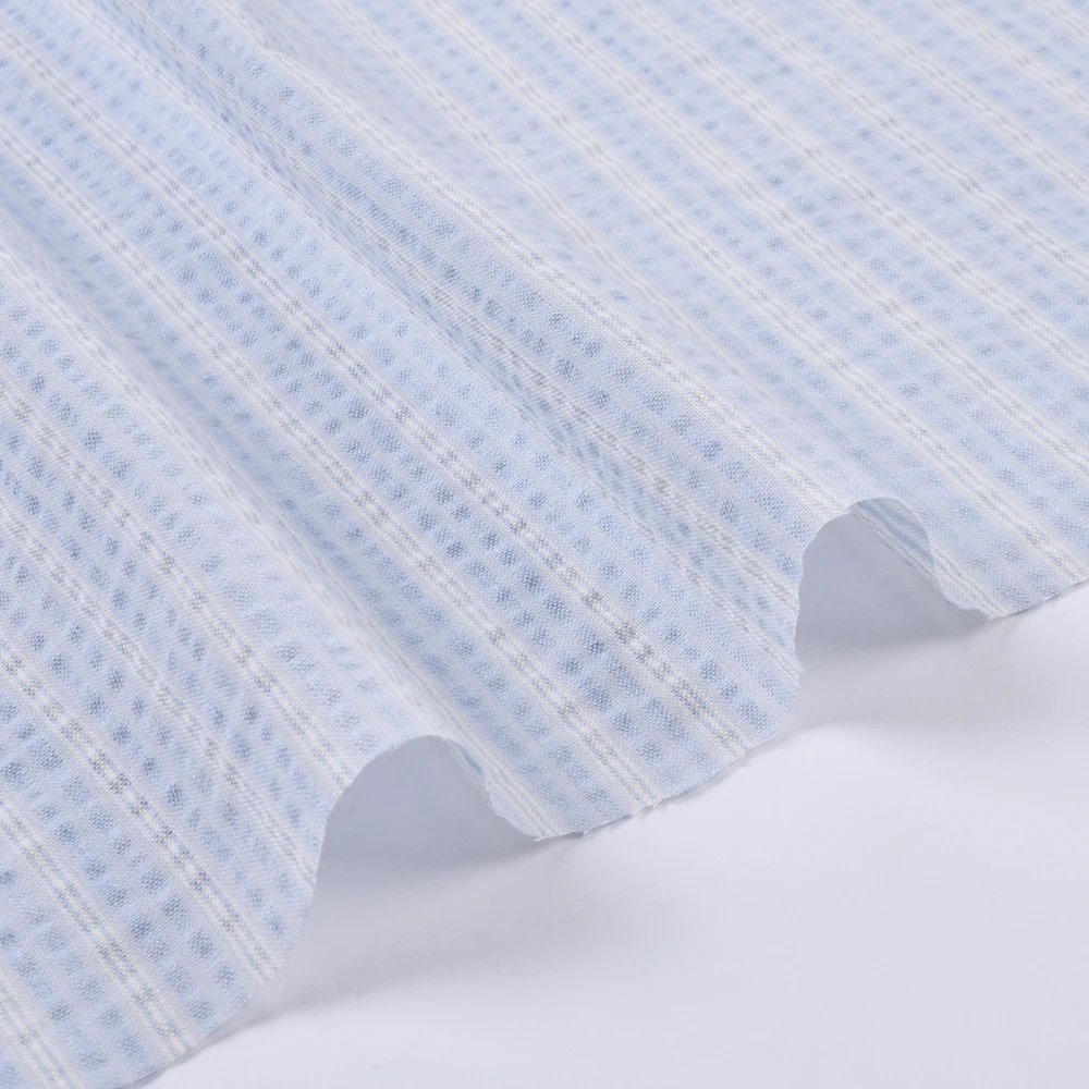 product new high quality woven  fabric with  fashion designs cotton poly blended fabric yarn dyed fabric   for  clothes-7