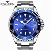 3 blue - stainless steel strap