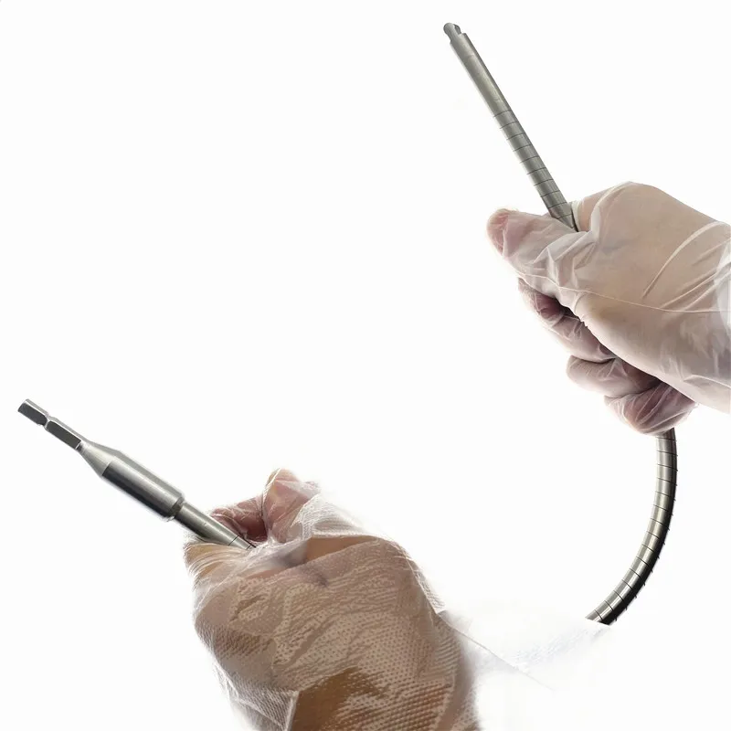 Flexible Reamer and Flexible Reamer Quick Coupling Flexible Shaft Handle Medullary Cavity Soft Expansion Hollow Reamer 14