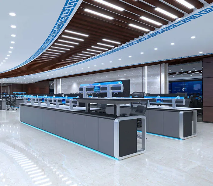 Direct Selling Operator Table Call Command Center Control CCTV Room Control Console Desk Security Console Furniture