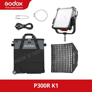 GODOX KNOWLED P300R/P600R 1800k-10000k RGB Light Professional Audio Video Lighting Photography LED Light Panel for Film Studio detail image