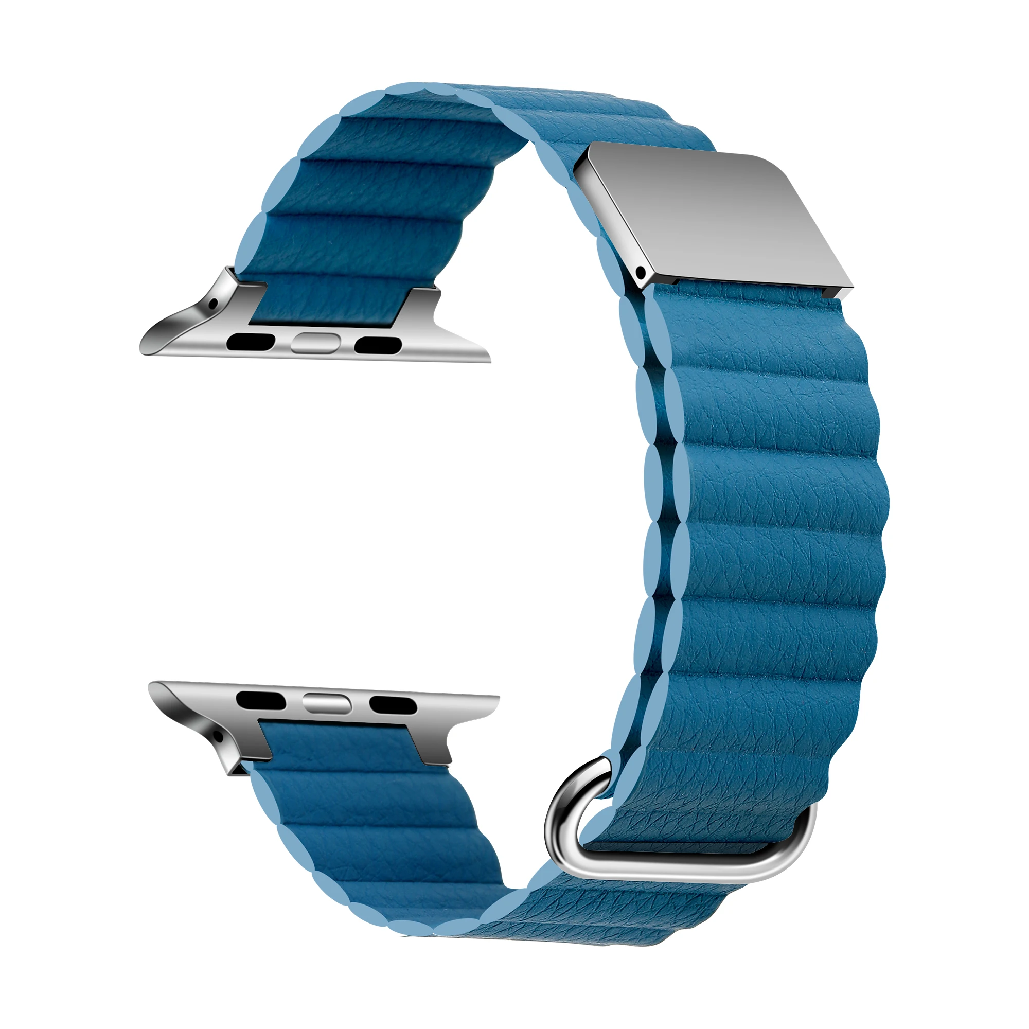 Magnetic Loop Bracelet For Iwatch Series 8 7 6 5 Se Leather Loop For ...