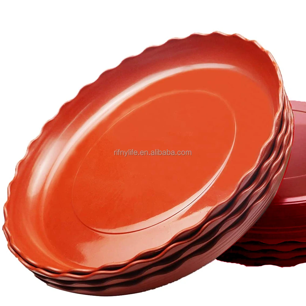 Пластиковые блюдце диаметром 12 дюймов садовые горшки из пластика с большой горшок для растений и (диаметр дюймов/30