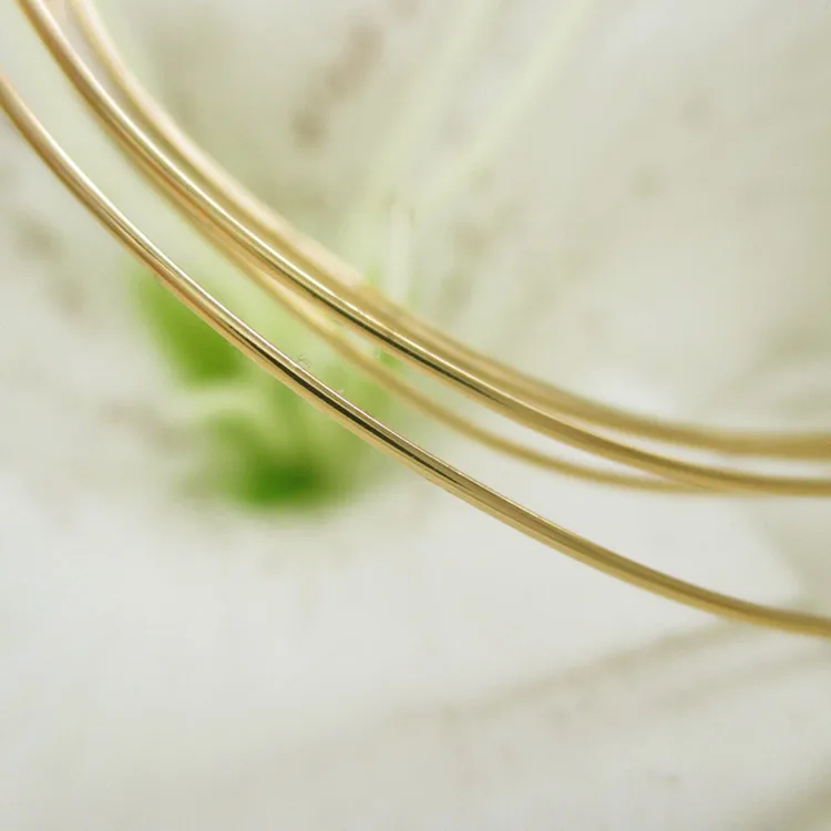 Wholesale 24k Gold Plated Brass Jewelry Wire with Great Price