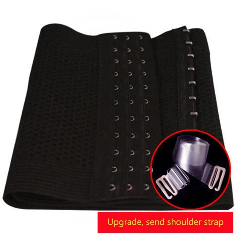 Intimates Shaper Breast Binder Trans With Bra Straps Tops Breathable Buckle Short Chest Breast Tomboy Bra