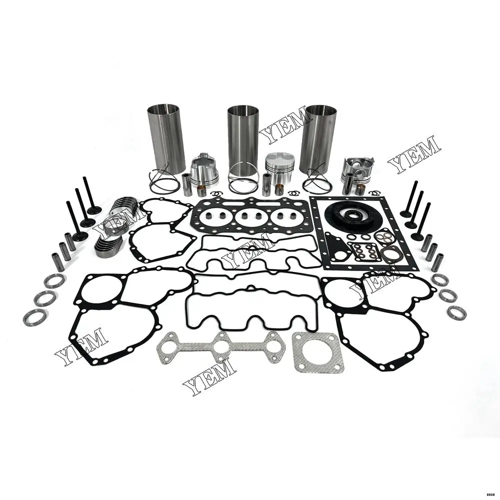 Overhaul Kit With Bearings Piston Rings Engine Valve Full Gasket Set Liner Kit Fit for Shibaura S773